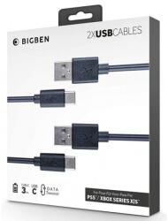 Nacon Bigben MULTI USB/USB-C Kábel - 3 méter (2 db/csomag) (2807142)