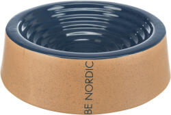 TRIXIE 24300 BE NORDIC kerámia tál (bézs, sötétkék) kutyák részére (0, 2l /Ø16cm)