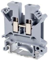 Tracon Electric Fázisvezető ipari sorozatkapocs, csavaros, sínre, szürke 0, 2-4mm2, 800VAC, 41A (TSKA4)