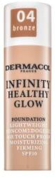 Dermacol Infinity Healthy Glow Foundation фон дьо тен за озаряване на лицето 04 Bronze 20 g