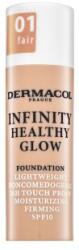 Dermacol Infinity Healthy Glow Foundation фон дьо тен за озаряване на лицето 01 Fair 20 g