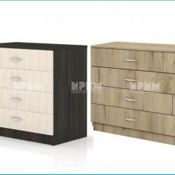 Bogdan Furniture I Скрин с 4 чекмеджета модел 14 / 3002, Венге/Астра