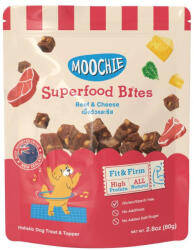 Moochie Recompense pentru câini MOOCHIE Superfood Bites cu vită și brânză 40g