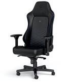 Noblechairs HERO Fekete/Kék Gamer Szék - 2 év garancia NBL-HRO-PU-BBL