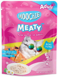 Moochie Ton în sos 70g hrană umedă pentru pisici (ton și mușețel în sos)