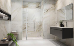 Radaway Nes DWJS zuhanyajtó 140 átlátszó jobbos