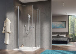 Radaway Nes KDD II szögletes zuhanykabin 80x90 átlátszó