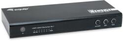 EQUIP Kapcsoló, felszerelés 332726, alumínium, HDMI, 60 Hz, fekete (104631)