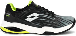 Lotto Mirage 200 II Prt Speed All Black/All White/Acacia Green Férfiteniszcipő EUR 43, 5