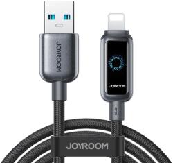 JOYROOM Cablu Date/Incarcare Joyroom S-A55 StarFlight Display, USB-A - Lightning, 18W, 1.2m (Negru)