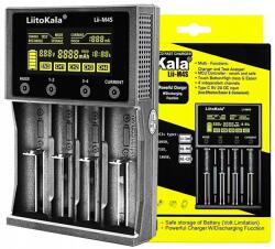 Liitokala Lii-M4S univerzális töltő, 4 független csatorna, powerbank funkció, 146x100x33mm, Liitokala (8243)