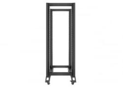 Lanberg 32U 19' nyitott álló rack szekrény 600x800mm fekete (OR01-6832-B) (OR01-6832-B)