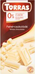 TORRAS fehércsokoládé hozzáadott cukor nélkül, édesítőszerrel, 75 g