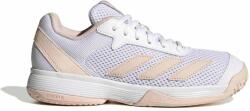 adidas Courtflash Kids Tennis Shoes Ftwr White/Wonder Quartz/Ftwr White Gyerekteniszcipő EUR 38 2/3