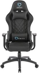 Onex Scaun Gaming ONEX GX220 AIR, Max 125 kg, Spuma, Cadru metalic, PVC (Negru) (ONEX-GX220AIR-B)