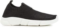 GEOX Geox, Kötött-hálós anyagú bebújós sneaker, Fekete, 32 EU (J25DLE0007QC9999-32)