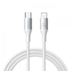 JOYROOM Cablu Date si Incarcare USB-C - Lightning Joyroom S-A28 Flash, 30W, 2m, Alb - evomag