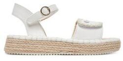 Mayoral lányka espadrillák, 45643, Ekobőr, 32 EU, Fehér (0000304804373_32)