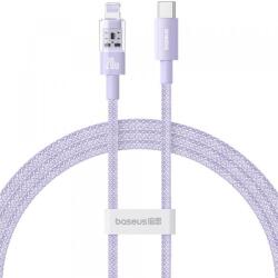 Baseus Cablu Date si Incarcare USB-C - Lightning Baseus Gem P10373001511-01, 20W, 2m, Mov