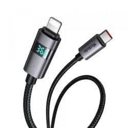 Mcdodo Cablu Date si Incarcare USB-C - Lightning McDodo CA-6570 Display, 36W, 1.2m, Negru - evomag
