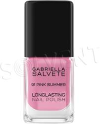  Gabriela Salvete Tartós Zománc Lakk 91 Rózsaszín Nyár