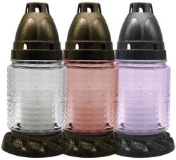  Temetői üveg 17 cm-es betéttel 30g 9h. színkeverék