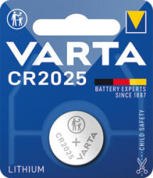 VARTA CR2025 lítium gombelem 1 db