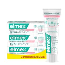 Elmex Sensitive professzionális Repair&Prevent fogkrém 3x75 ml