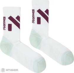 NNormal Race kompressziós zokni, fehér/zöld (S)