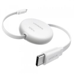 UGREEN Cablu Date si Incarcare USB-C - USB-C UGREEN L531, 100W, 1m, Alb - evomag