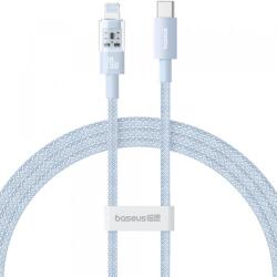 Baseus Cablu Date si Incarcare USB-C - Lightning Baseus Gem P10373001311-00, 20W, 1m, Albastru