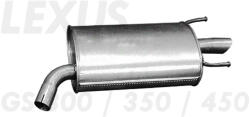 Edex 26.380 - Kipufogó hátsó dob LEXUS GS 300 3.0 (2005-2011) (E26_380)