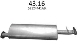 Edex 43.16 - Jeep Commander 5.7 V8 SUV4x4 kipufogó közép dob (E43_16)