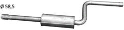 Edex 45.45 - Kipufogó közép dob CHRYSLER SEBRING 2.0, 2.4, 2.7 (1994-2005) (E45_45)