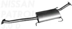 Edex 15.250 - Nissan Patrol kipufogó közép dob (E15_250)