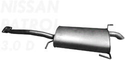 Edex 15.459 - Nissan Patrol kipufogó közép dob (E15_459)