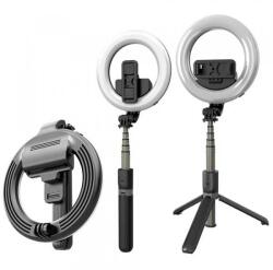 Techsuit Selfie Stick Bluetooth Techsuit L07, Universal (Negru)