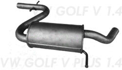 Edex 01.253 - VW Golf V / Plus 1.4 kipufogó közép dob (E01_253)