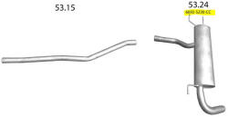 Edex 53.24 - Land Rover Freelander II 2.2 kipufogó hátsó dob (E53_24)