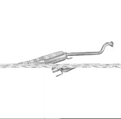 Edex 17.561 - kipufogó közép dob (E17_561)