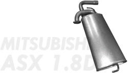 Edex 14.336 - Mitsubishi ASX 1.8D kipufogó hátsó dob (E14_336)