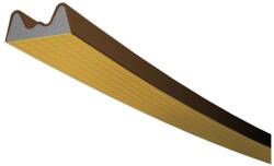 Trelleborg TLT ablak- és ajtótömítés, K 6 H profil, 9 × 4 mm, barna, 2 × 3 m (148789)