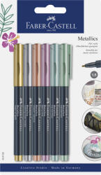 Faber-Castell Set de markere metalice FABER-CASTELL, 6 buc (FC160706)