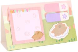 STRIGO Notes adeziv Strigo SSN041, Motiv Capybara, Roz pastel (SSN041)