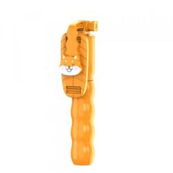 Techsuit Selfie Stick Bluetooth Techsuit KT01, Universal (Portocaliu)