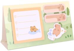 STRIGO Notes adeziv Strigo SSN0421, Motiv Capybara, Portocaliu pastel (SSN042)