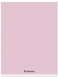 Fortuna Füzet kockás FORTUNA Monocolor A/5 32 lapos 27-32 pasztell rózsaszín