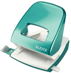Leitz Perforator 30 Coli Model 5008 Metalic Turcoaz Metalizat Leitz (lz50081051)