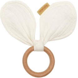 NEW BABY Baby teether New Baby Ears white (53536-nb-muslin-leaf-white) - vexio