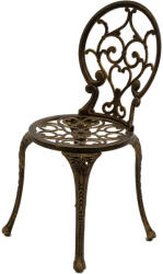 Kala Garden Karina alumínium kerti szék, fekete-arany